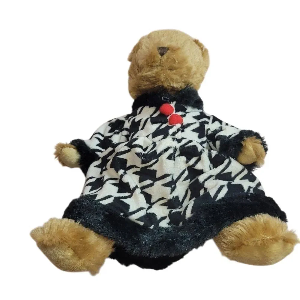 Bear with houndstooth plaid outfit 13